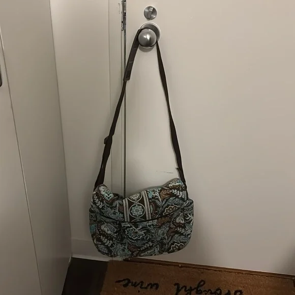 Women’s Vera Bradley Messenger Bag - Java Chip - Picture 11 of 14